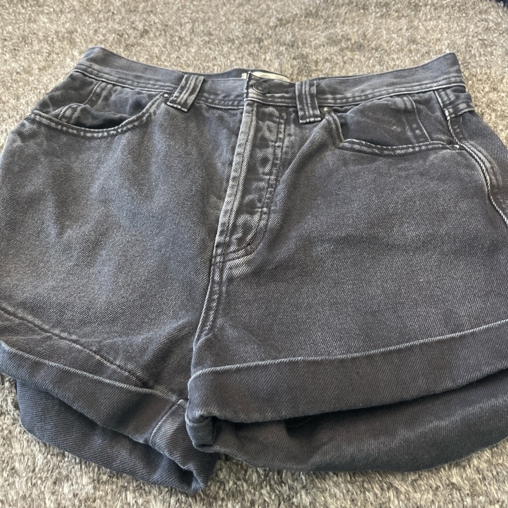 We The Free black jean shorts